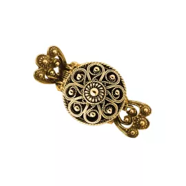 Hårklype Hedda stor, gamalforgylt