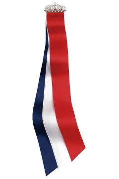 17.mai sløyfe, kvit