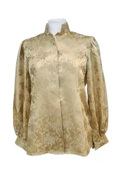 Skjorte D silke Fransk Rose gull