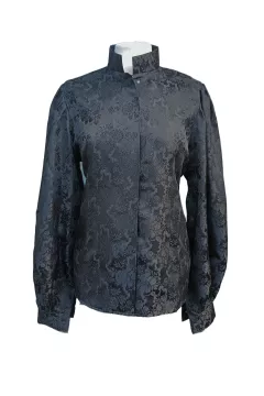 Skjorte D silke Fransk Rose sort