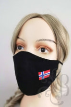 Munnbind Norsk flagg